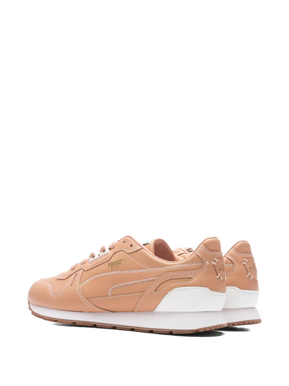 PUMA RX 737 leather sneakers Brown