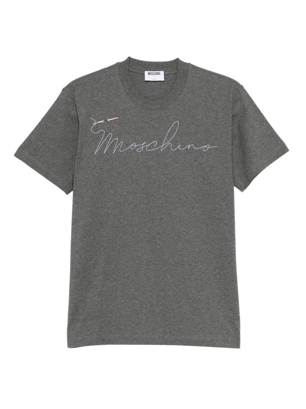 Moschino T-shirt Signature - Grigio