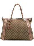 Gucci Pre-Owned 2016-2025 Large GG Canvas Bella satchel - Brown