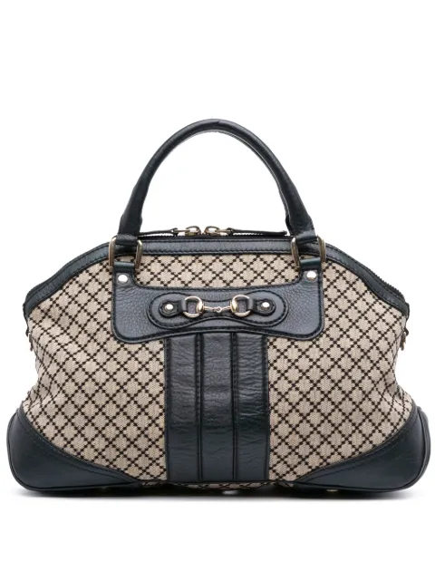 Gucci Pre-Owned 2016-2025 Diamante Canvas Catherine Dome satchel
