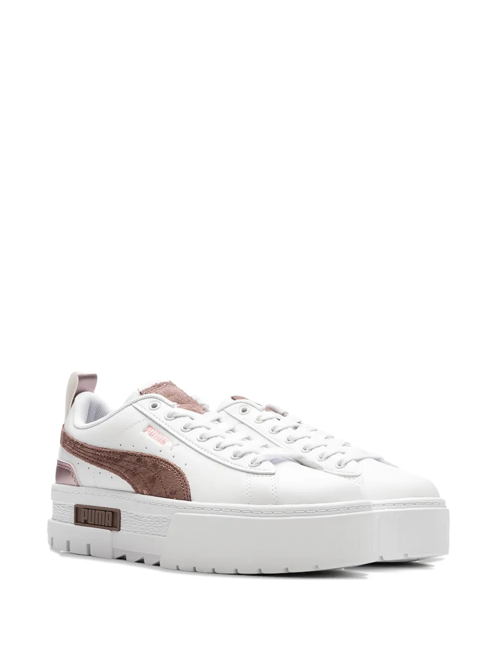 PUMA Mayze Glam platform sneakers White