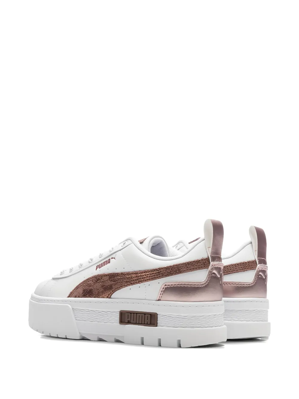 PUMA Mayze Glam platform sneakers White
