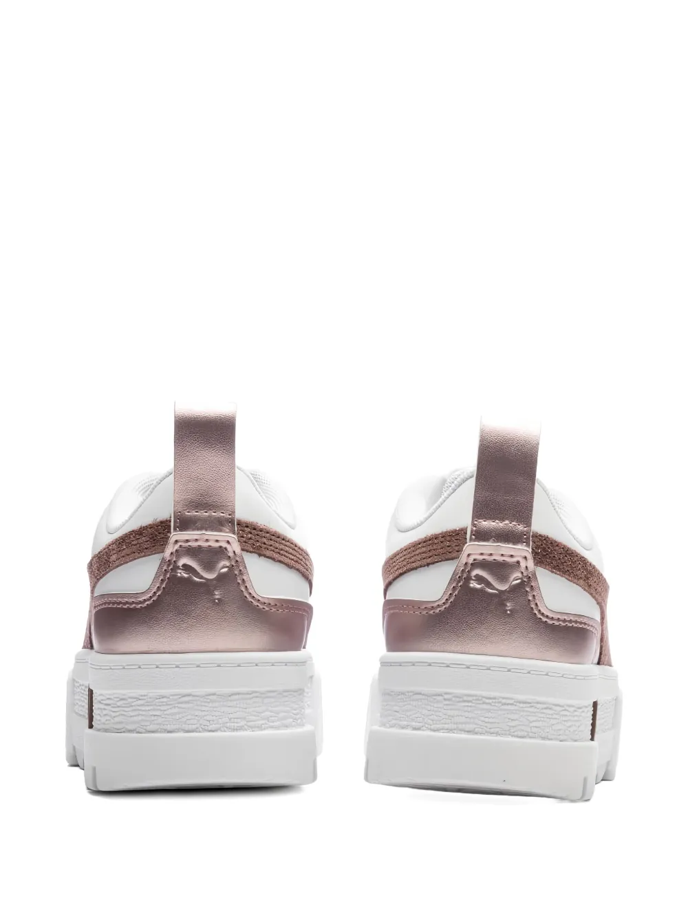 PUMA Mayze Glam platform sneakers White