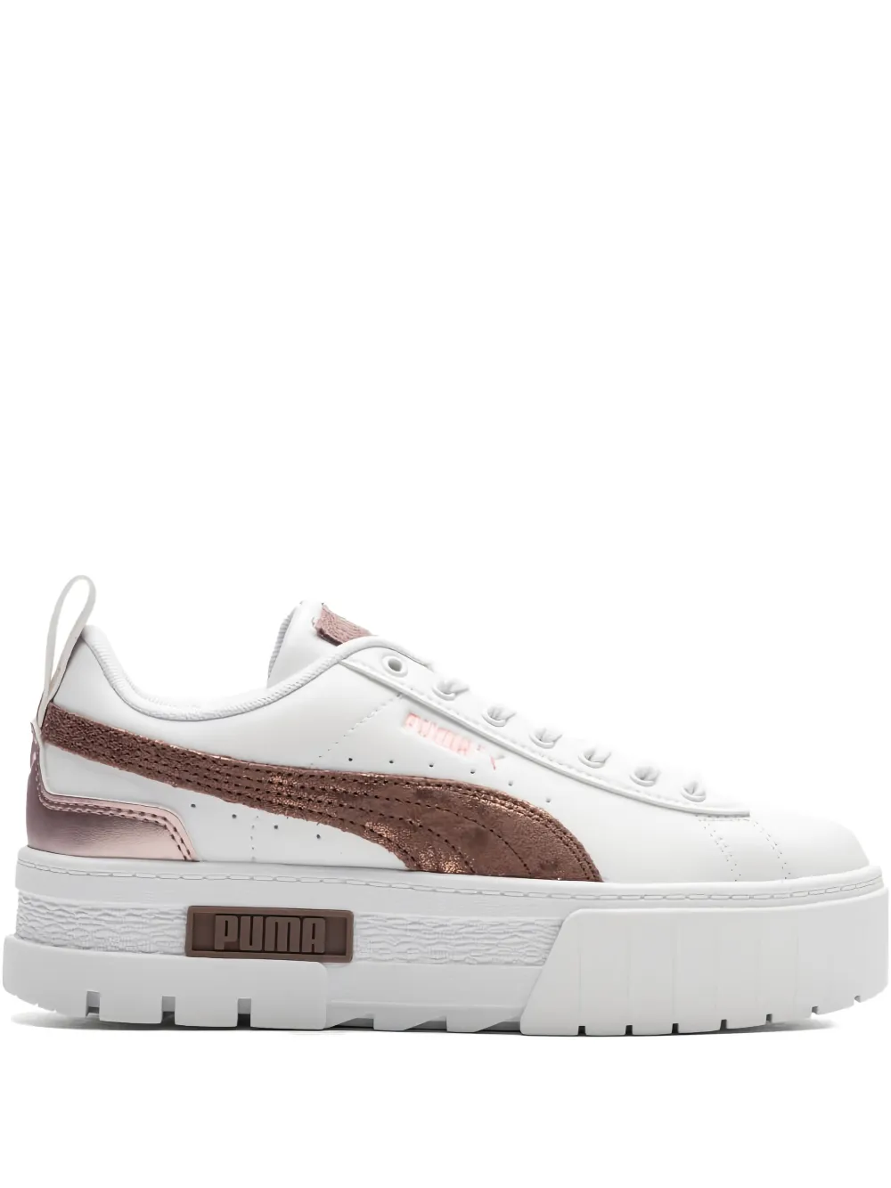 PUMA Mayze Glam platform sneakers White