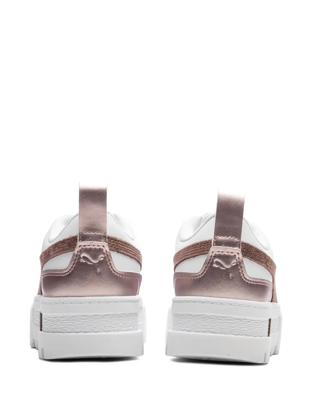 PUMA Mayze Glam sneakers met plateauzool Wit