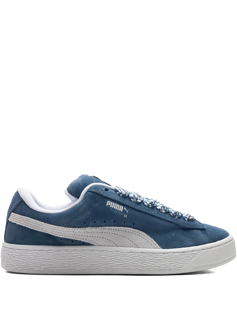 PUMA suede lace-up sneakers Blue