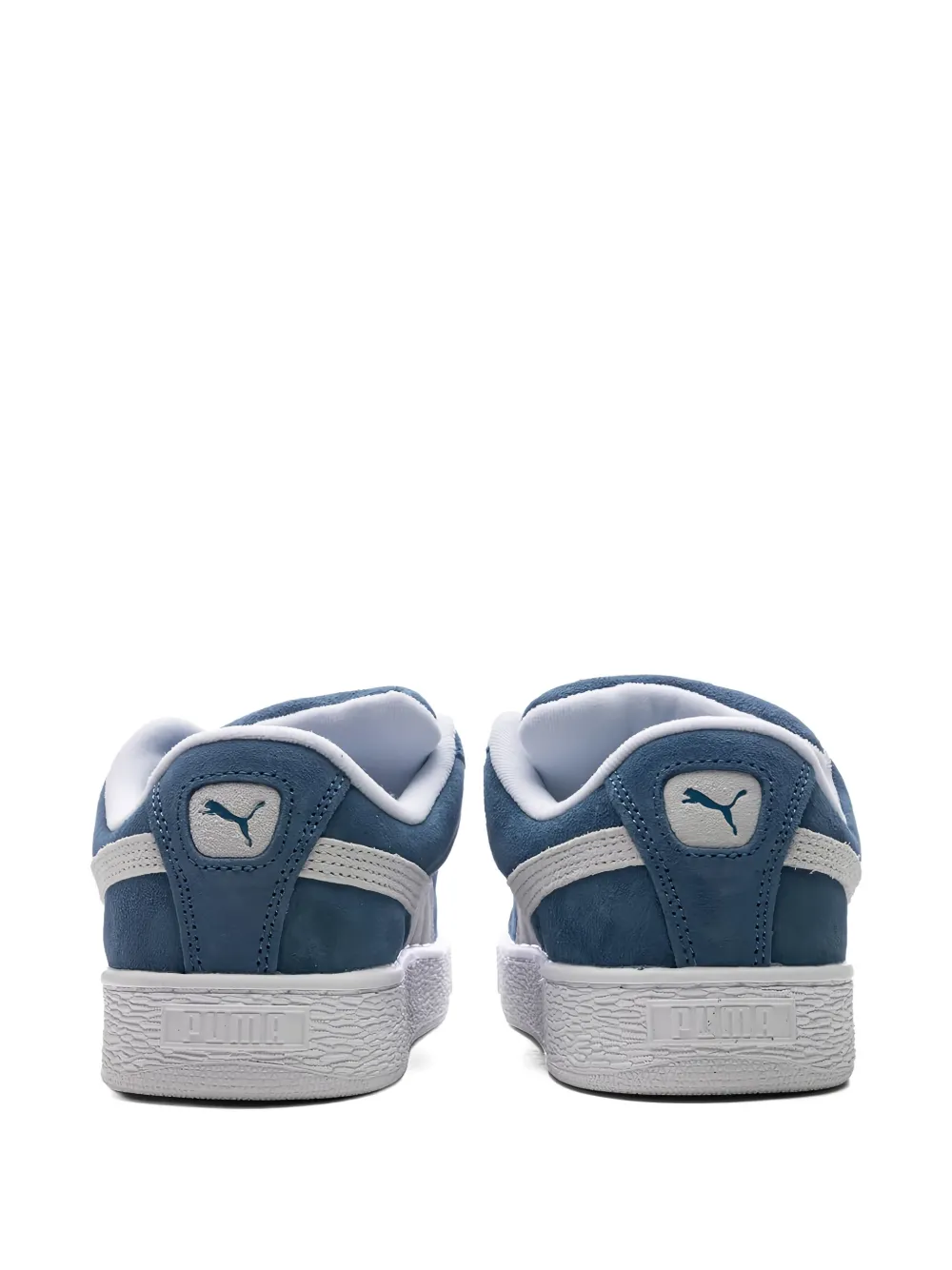 PUMA suede lace-up sneakers Blue
