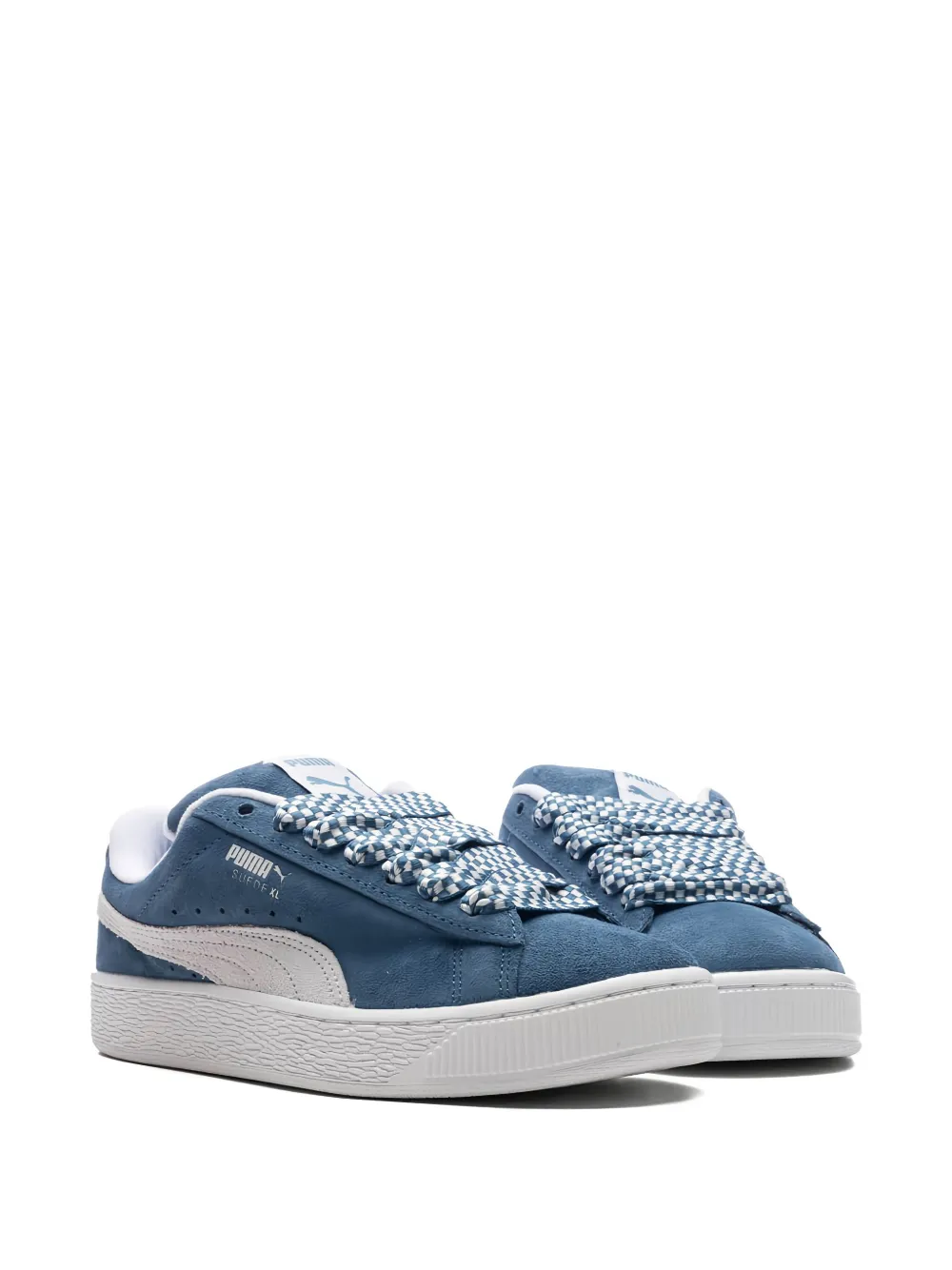 PUMA suede lace-up sneakers Blue