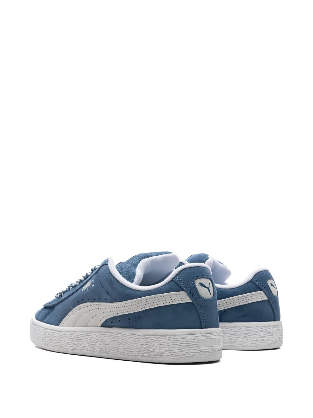 PUMA suede lace-up sneakers Blue