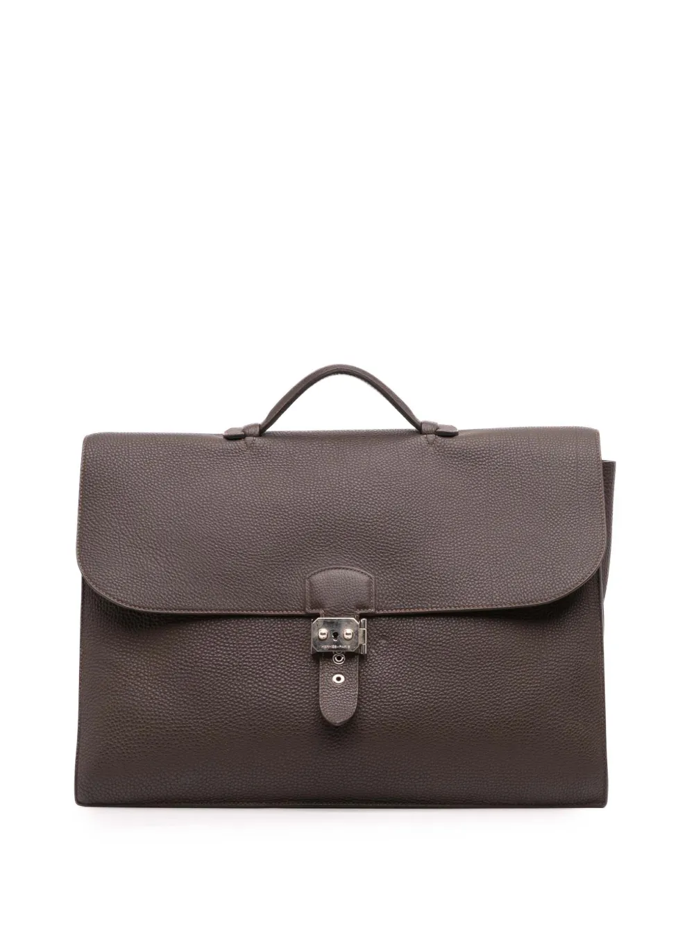 Hermès Pre-Owned 2011 Togo Sac a Depeches 41 business bag - ブラウン Hermès Pre-Owned 2011 Togo Sac a Depeches 41 business bag - ブラウン
