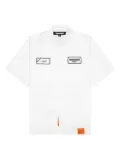Neighborhood logo-patch shirt - White