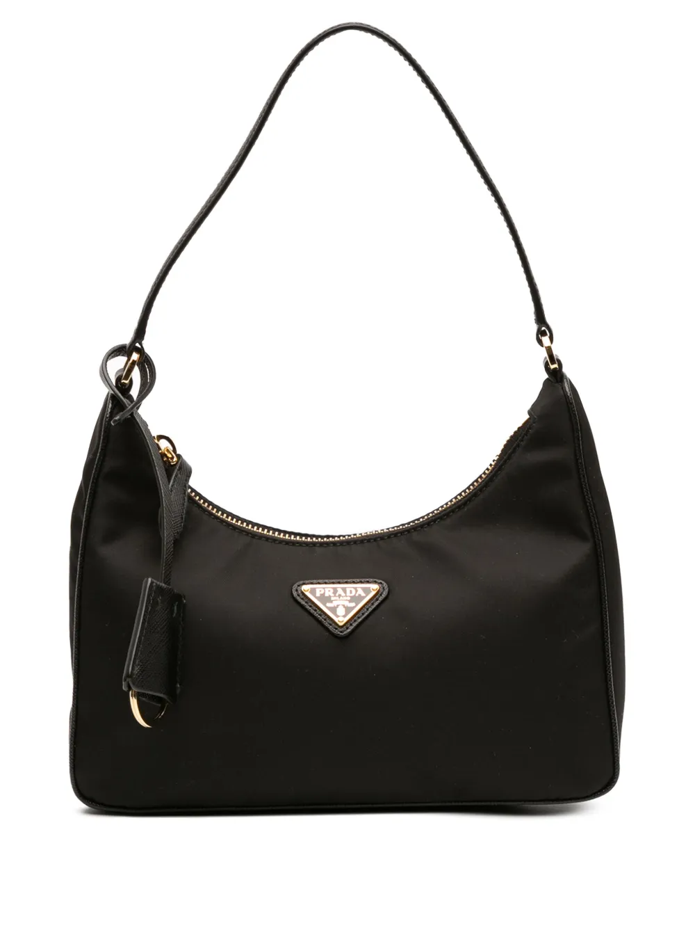 Pre-owned Prada 2019-2025 Re Nylon Re Edition 2005 Satchel In Black