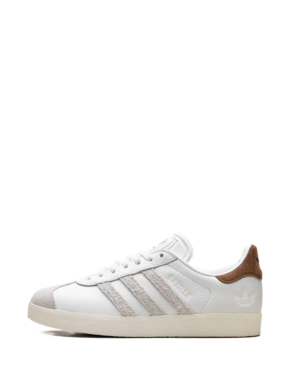 adidas Gazelle suede-stripe sneakers White
