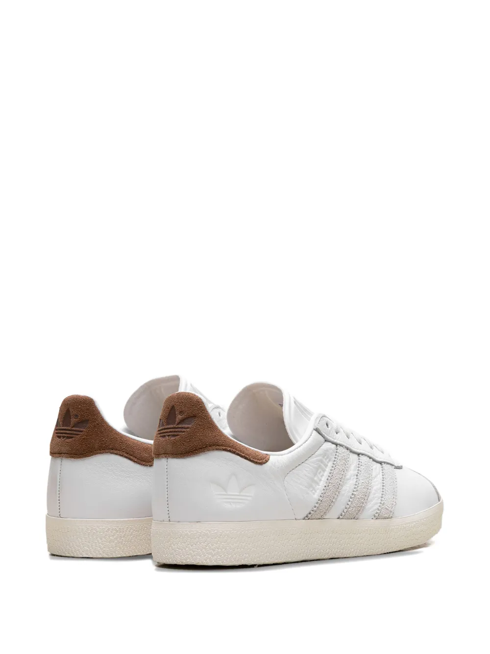 adidas Gazelle suède gestreepte sneakers Wit