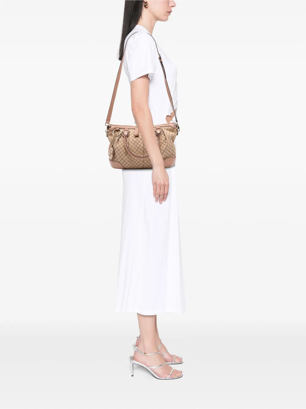 Gucci Pre-Owned 2016-2025 Diamante Canvas Sukey satchel | Pre-Owned | Image 2