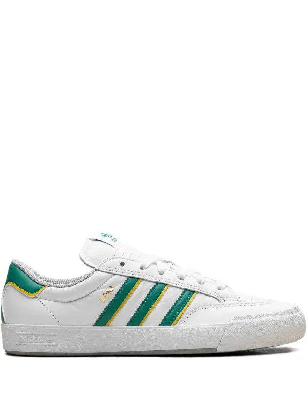 adidas Nora three-stripe leather sneakers