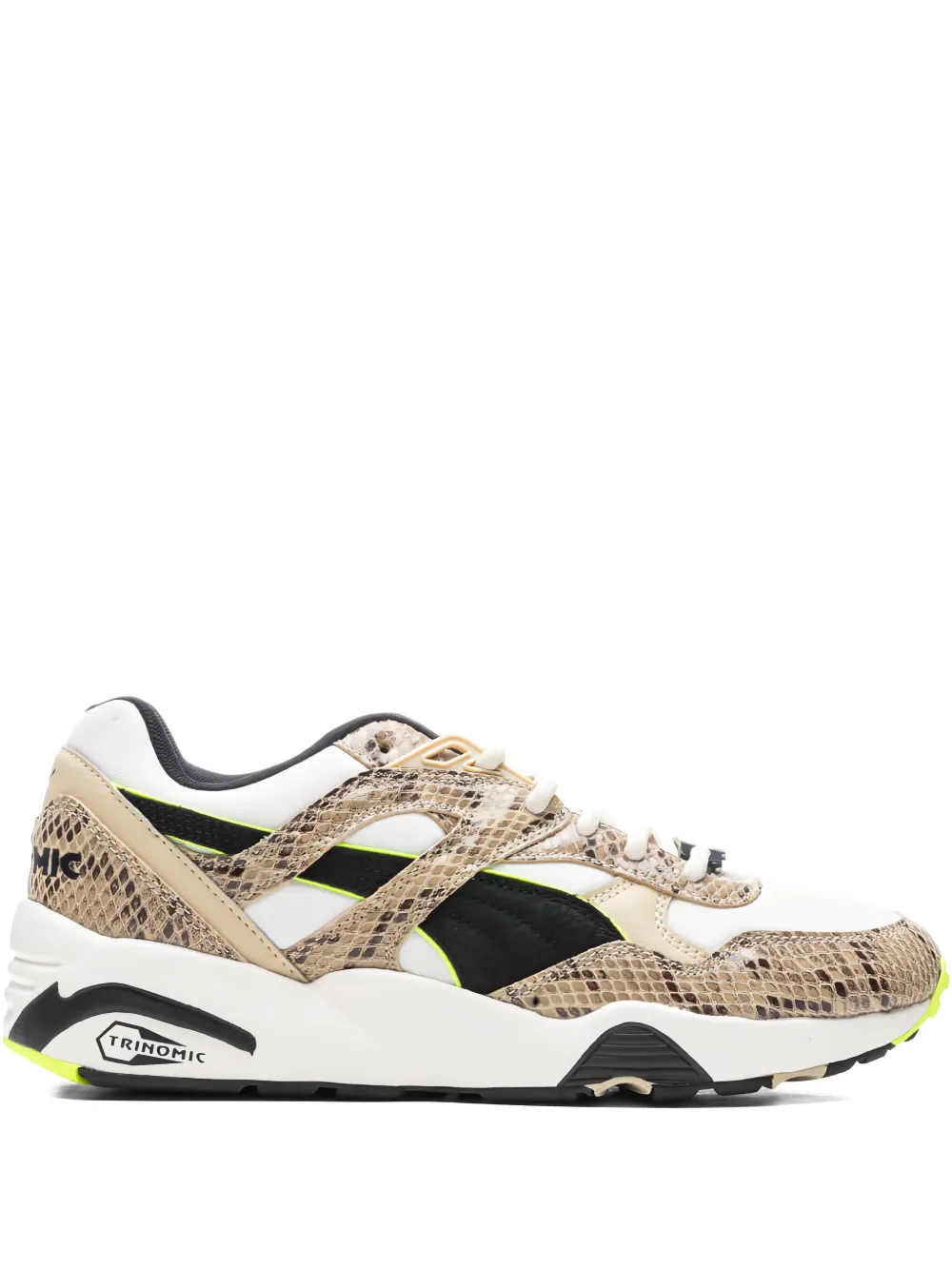 PUMA lace-up sneakers BEIGE WHITE