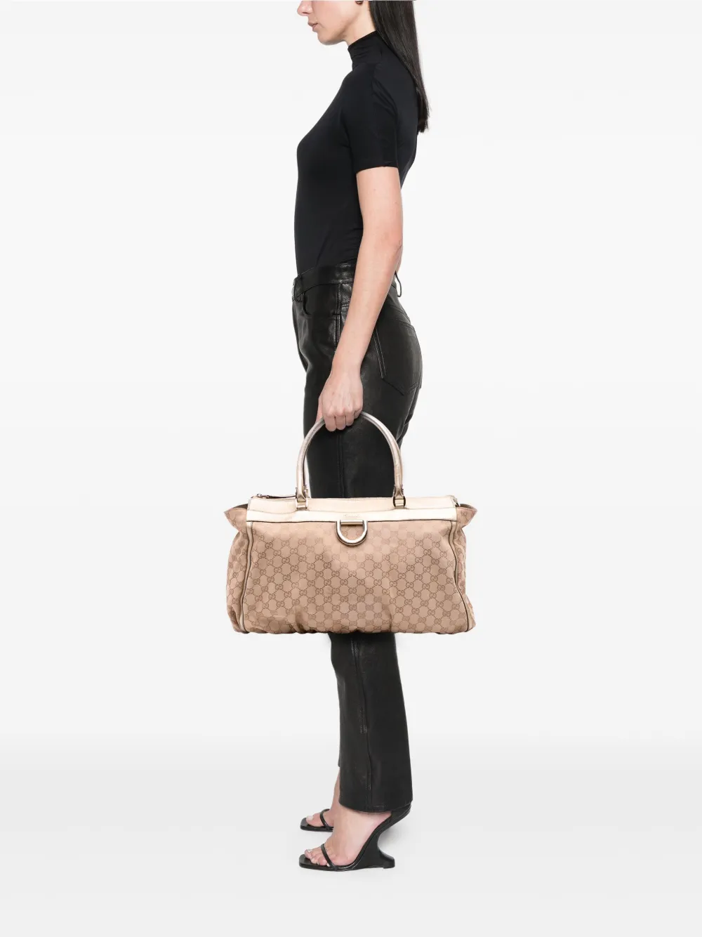 Gucci Pre-Owned 2016-2025 Large GG Canvas Abbey D Ring tote bag | Pre-Owned | Image 2