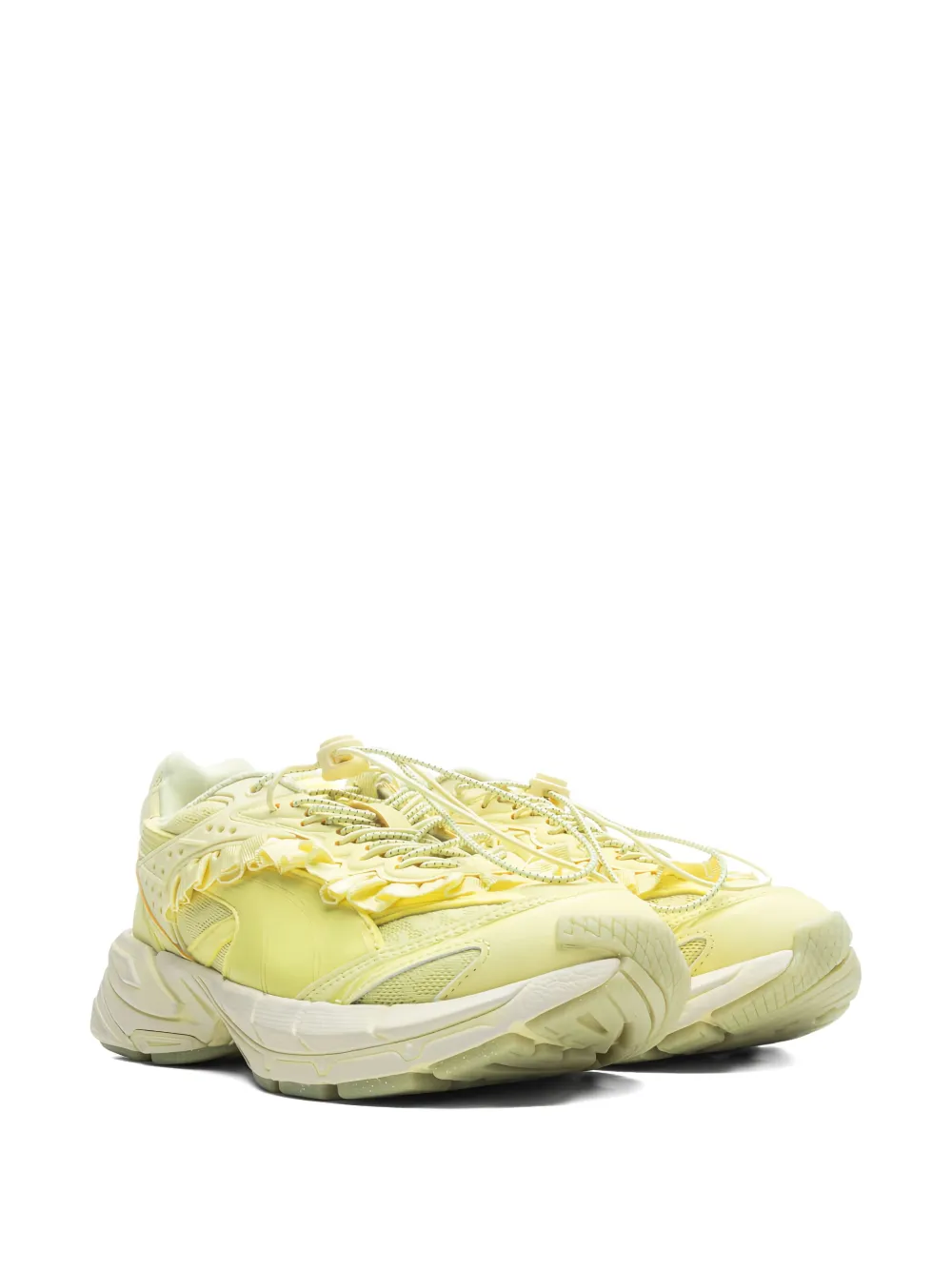 PUMA x Collina Strada Velophasis ruffle-detail low-top sneakers Yellow