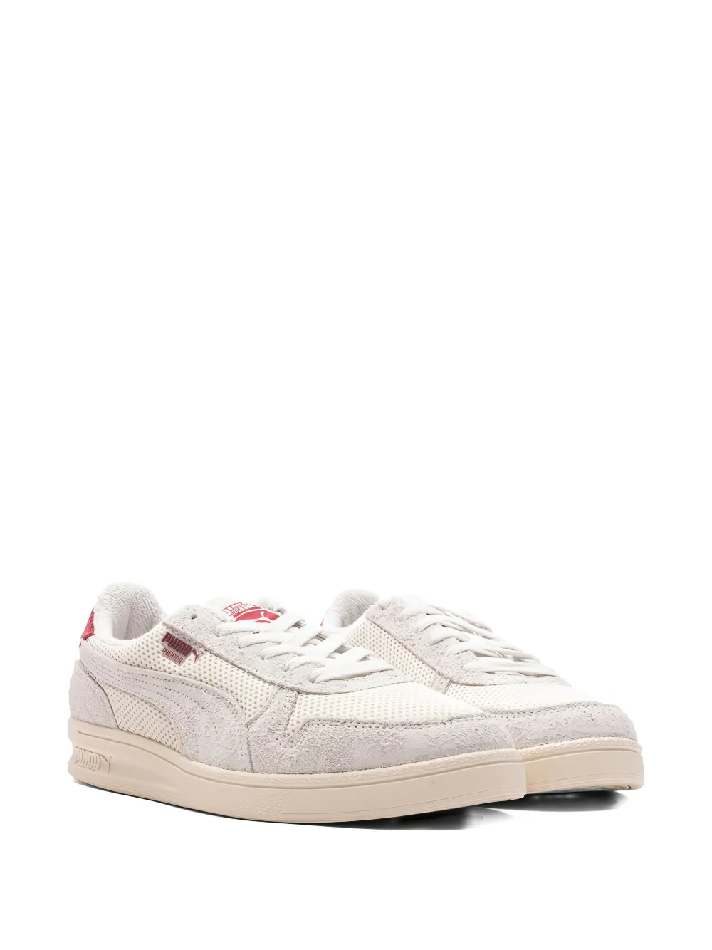 PUMA Indoor logo sneakers Neutrals