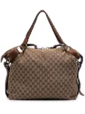 Gucci Pre-Owned 2016-2025 Large GG Canvas Bamboo Bar tote bag - Brown