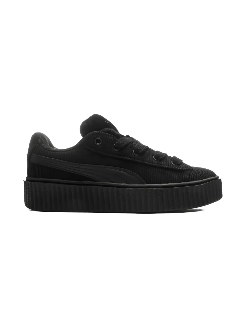 Puma Kids x Fenty Creeper Phatty corduroy platform low-top sneakers Black