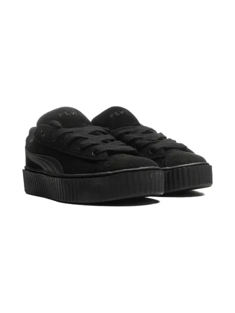 Puma Kids x Fenty Creeper Phatty corduroy platform low-top sneakers