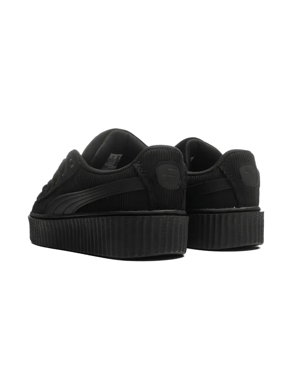 Puma Kids x Fenty Creeper Phatty corduroy platform low-top sneakers Black