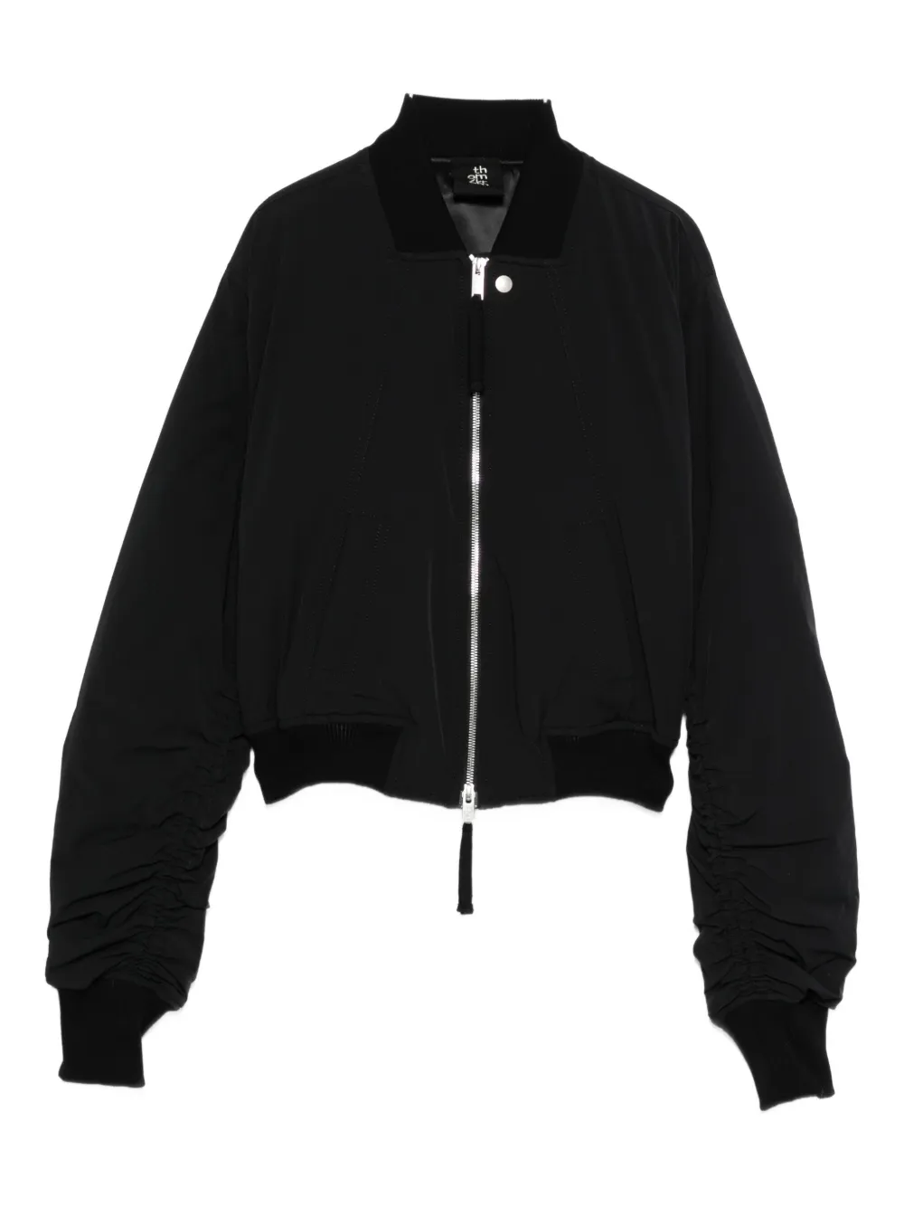 Thom Krom Long-sleeve Bomber Jacket In Black