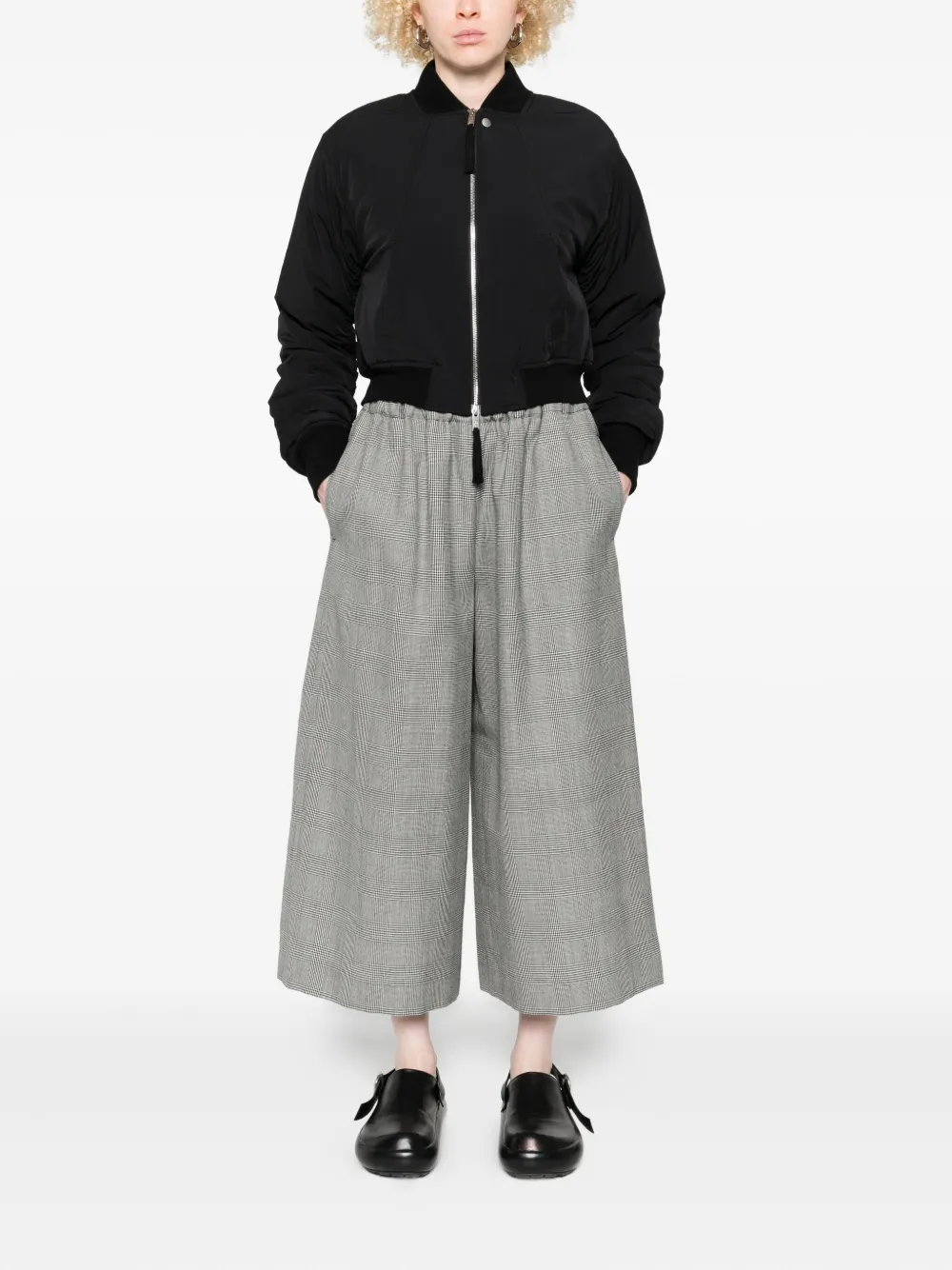 Thom Krom Long-sleeve Bomber Jacket In Black