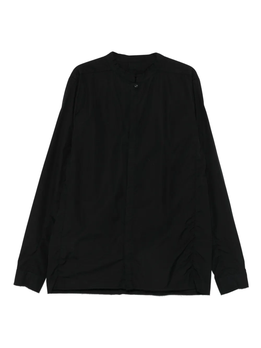 Thom Krom gathered-detail button shirt | Black | Image 1
