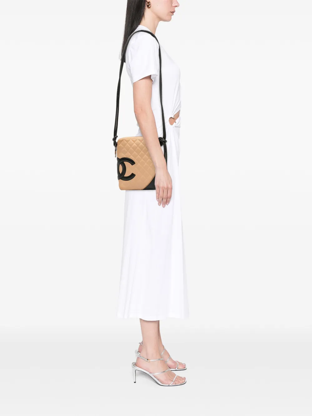 CHANEL Pre-Owned 2004-2005 Lambskin Cambon Ligne crossbody bag | Pre-Owned | Image 2