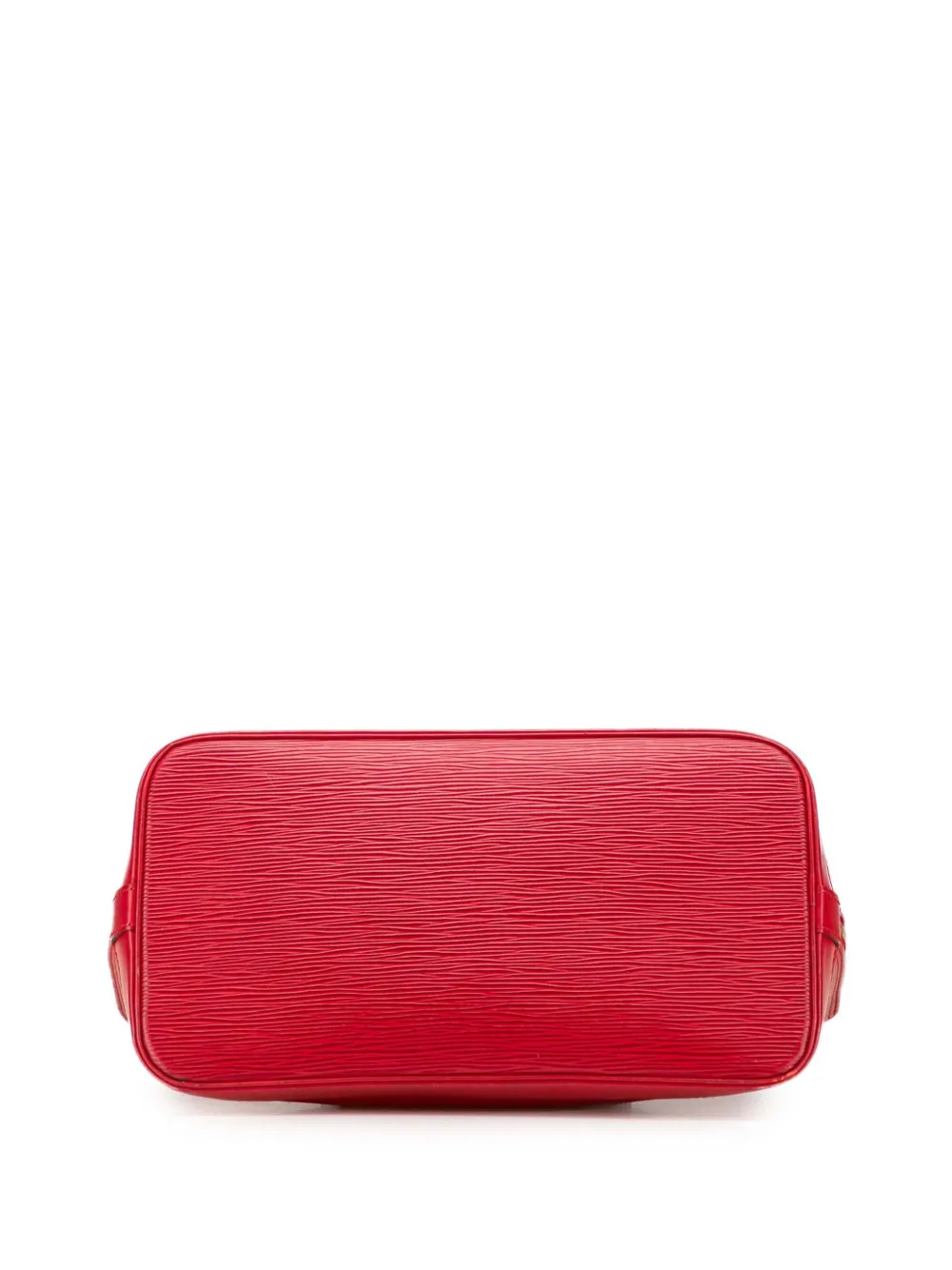Pre-owned Louis Vuitton 1998 Epi Alma Pm Handbag In Red