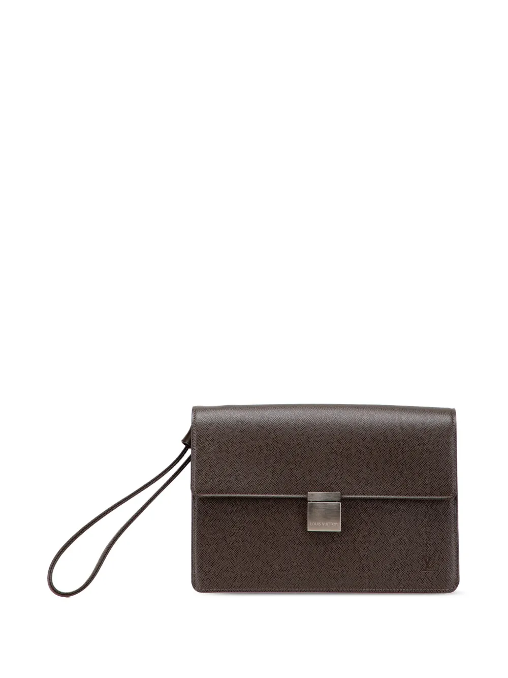 Louis Vuitton Pre-Owned 2006 Taiga Selenga clutch bag - ブラウン Louis Vuitton Pre-Owned 2006 Taiga Selenga clutch bag - ブラウン
