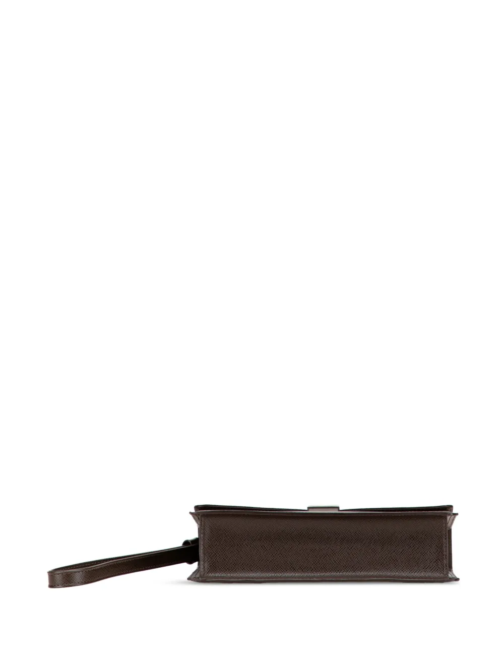 Pre-owned Louis Vuitton 2006 Taiga Selenga Clutch Bag In Brown