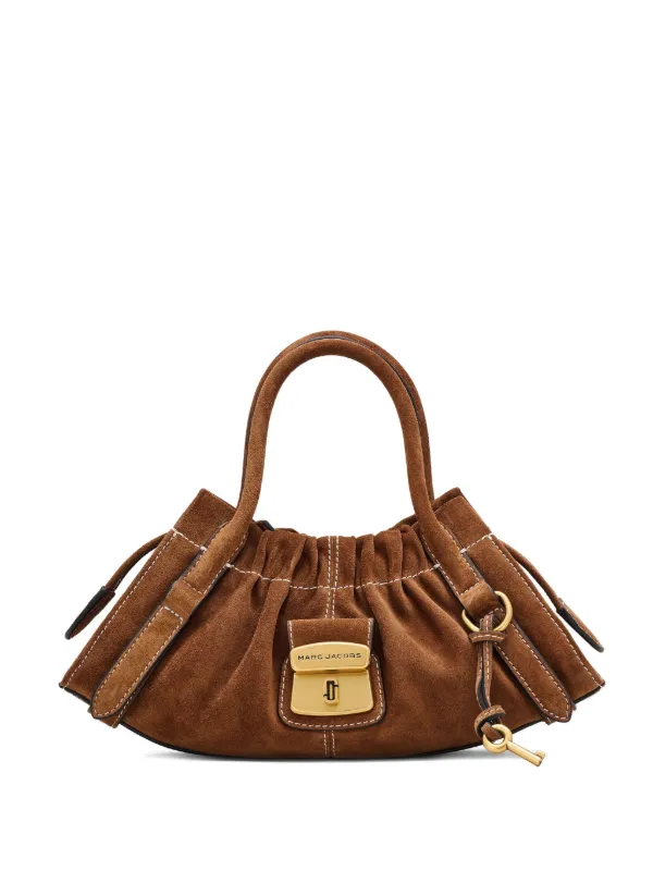 Marc Jacobs Small Cristina Suede Tote Bag | Brown | FARFETCH