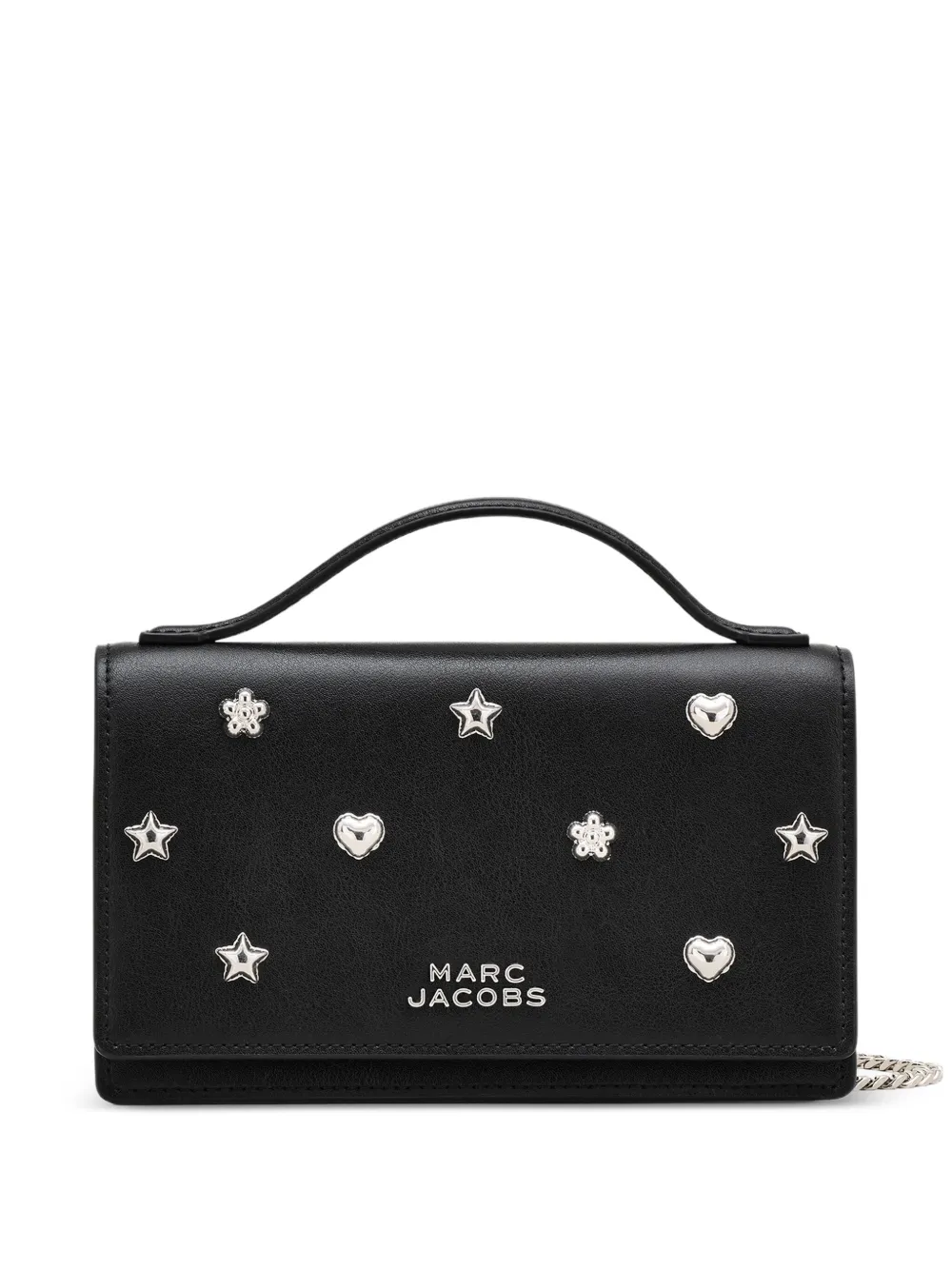 Marc Jacobs Icon スタッズ ハンドバッグ - ブラック