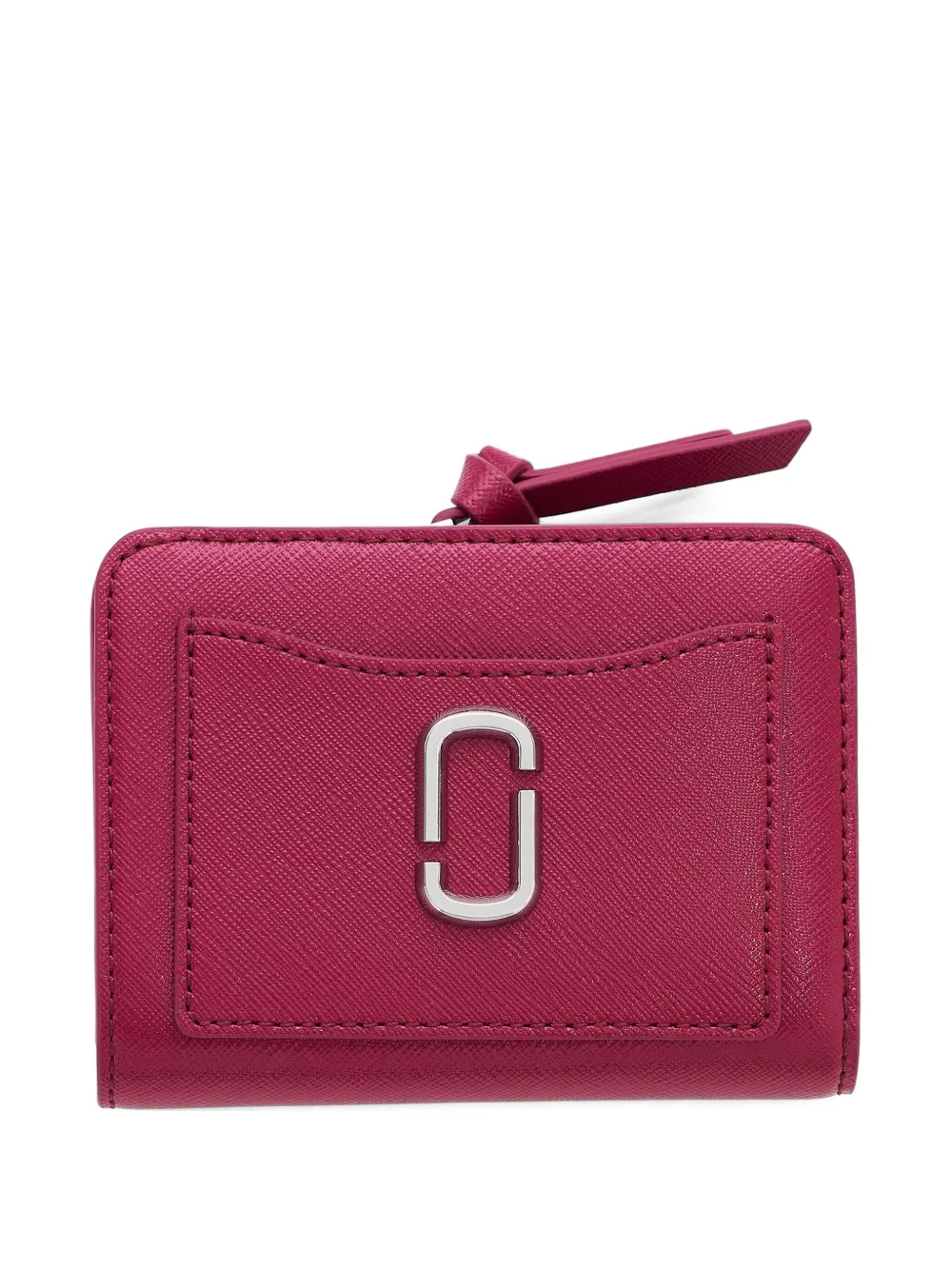 Marc Jacobs Portafoglio in pelle con placca logo - Rosa