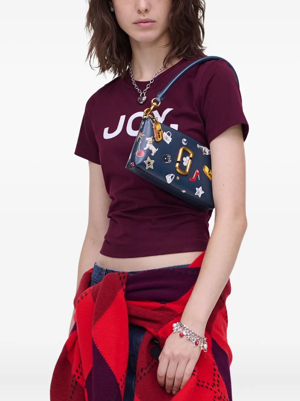 Marc Jacobs The Trinket Snapshot Convertible Shoulder Bag In Multi