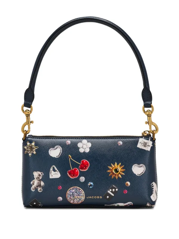 Marc Jacobs Mini The Trinket Printed Shoulder Bag | Blue | FARFETCH