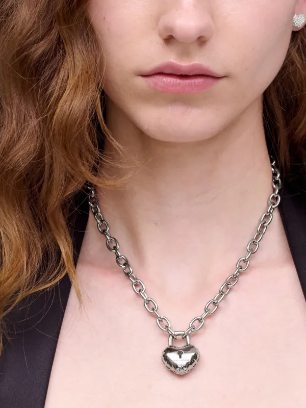 Marc Jacobs Heart Balloon ペンダント ネックレス | シルバートーン