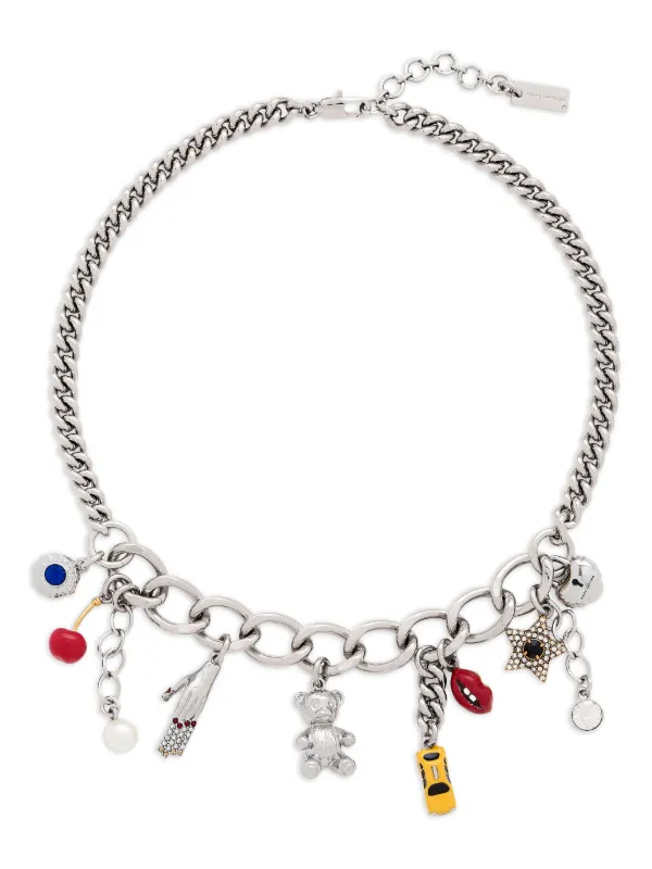 Marc Jacobs Trinket チャーム ネックレス | シルバートーン | FARFETCH JP