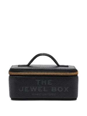 Marc Jacobs The Jewel Zip Leather Jewellery Box | Pink | FARFETCH