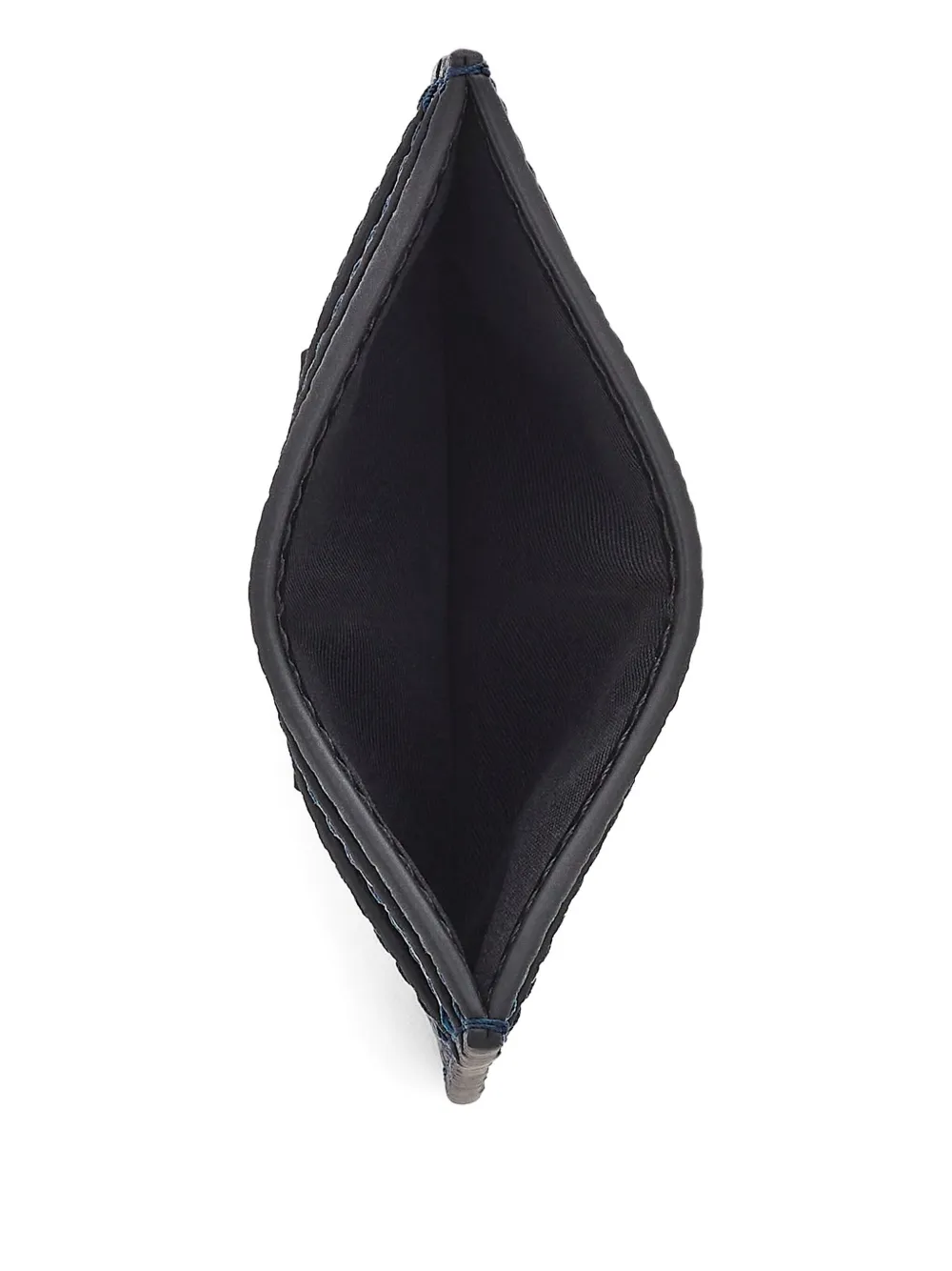 Marc Jacobs The Bandana Leather Card Case In Blue