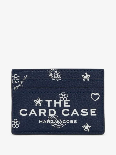 Marc Jacobs porte-cartes en cuir à plaque TB