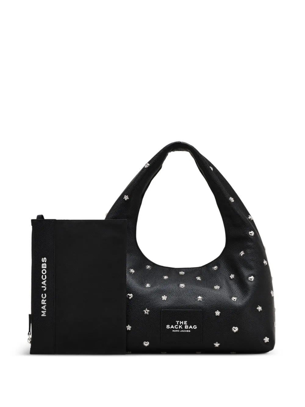 Marc Jacobs Sack スタッズ レザーバッグ ミニ - ブラック Marc Jacobs Sack スタッズ レザーバッグ ミニ - ブラック