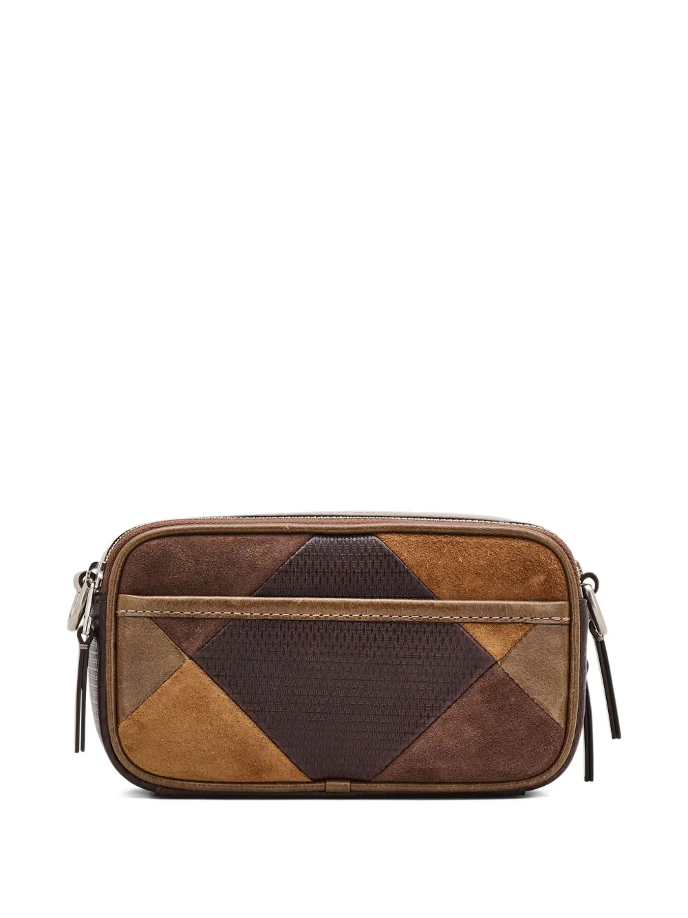 Marc Jacobs Snapshot crossbodytas met patchwork Bruin