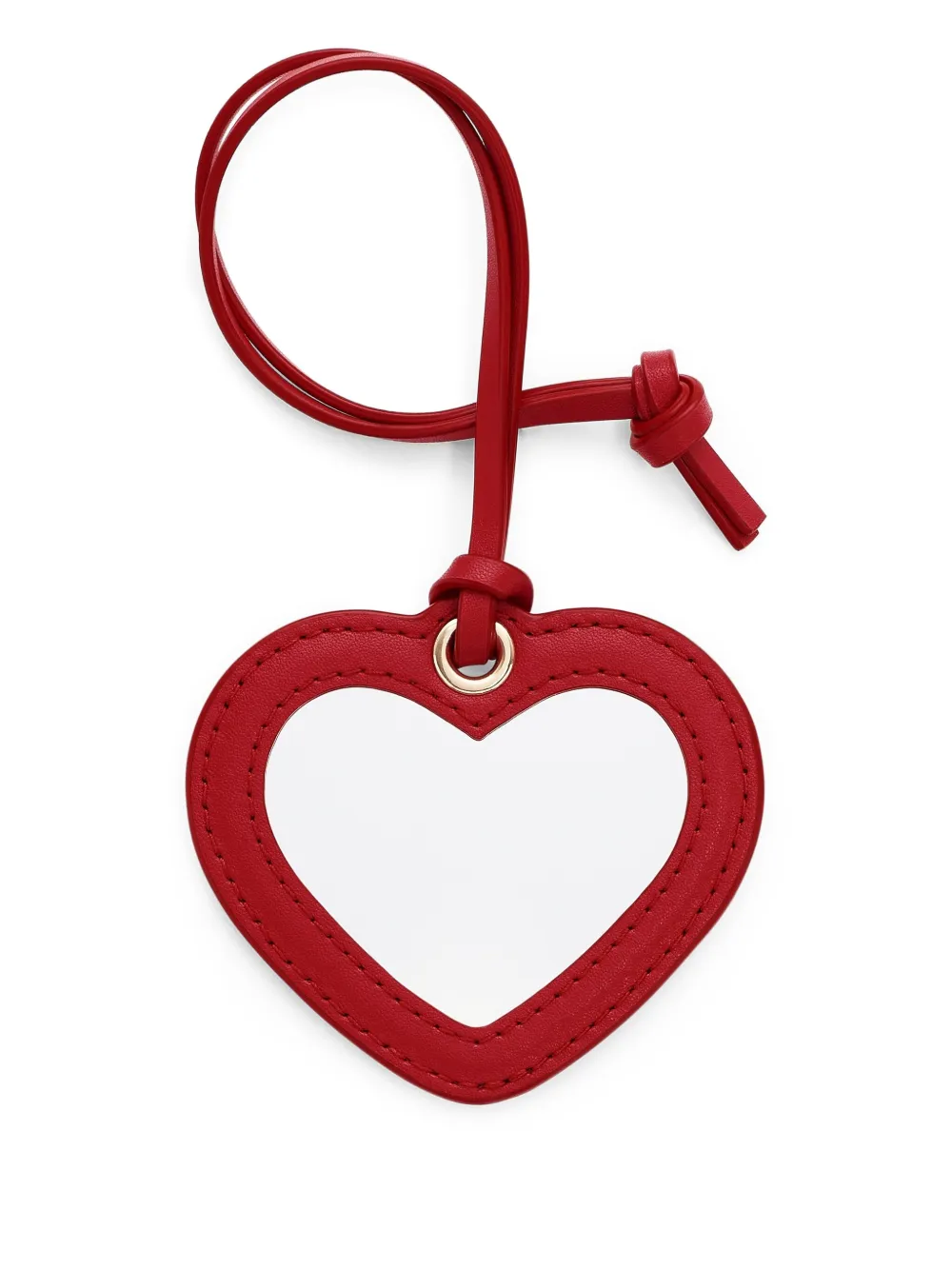 Marc Jacobs The Heart Mirror Charm In Red