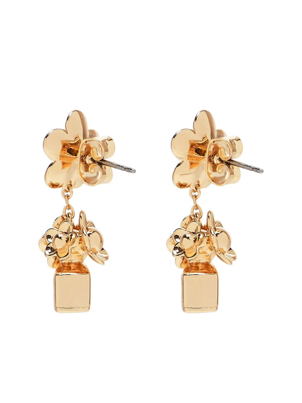 Marc Jacobs Oorbellen met bloemen - Goud