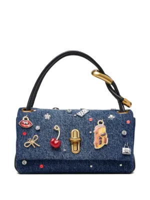 Marc Jacobs Dual デニムショルダーバッグ L | ブルー | FARFETCH JP
